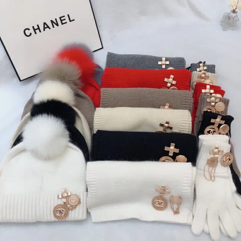 chanel hat and echapres and glove set s_12652ba1